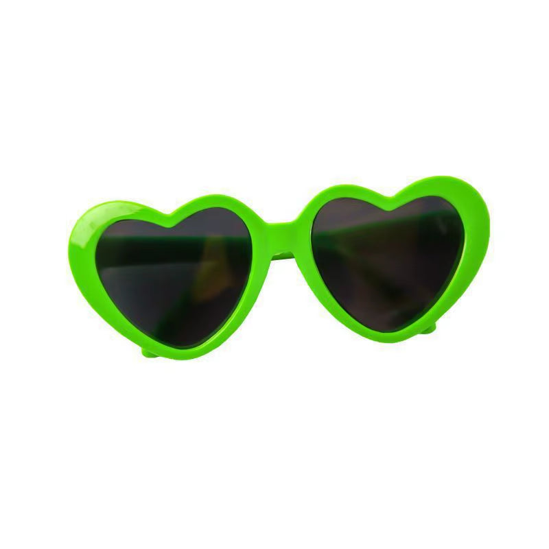 New Love Pet Glasses Dog Cat Cute Creative Fashion Sunglasses Sunglasses with Jewelry Pet Beauty Decoration Supplies