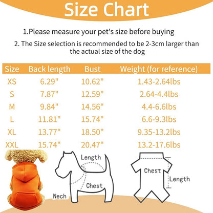 Dog Sweaters for Small Dogs, Dog Hoodie with Pocket - Fall Winter Warm Fleece Sweater Puppy Clothes for Small Medium Dogs Boy Girl Dog Clothes Pink