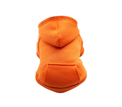 Dog Hoodie with Pocket – Orange