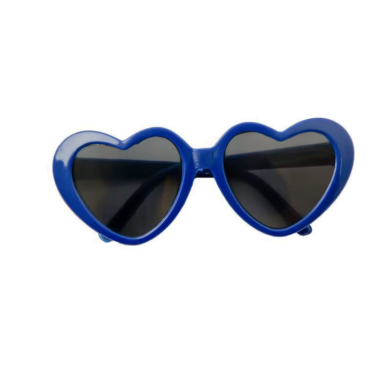 New Love Pet Glasses Dog Cat Cute Creative Fashion Sunglasses Sunglasses with Jewelry Pet Beauty Decoration Supplies