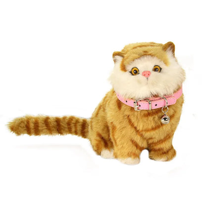 Leather Small Dog Cat Collar with Bell Safety Adjustable Cat Kitten Straps Puppy Necklaces Chihuahua Collars Pet Supplies